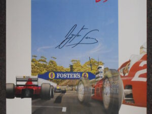 1990 Official Australia Grand Prix Signed by Senna