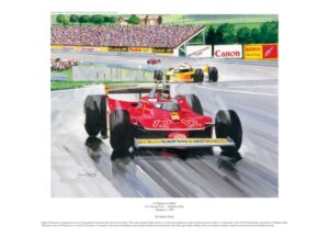 A Tribute to Gilles Villeneuve Signed by Fittipaldi