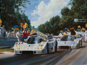 Silver Arrows Signed by Jochen Mass