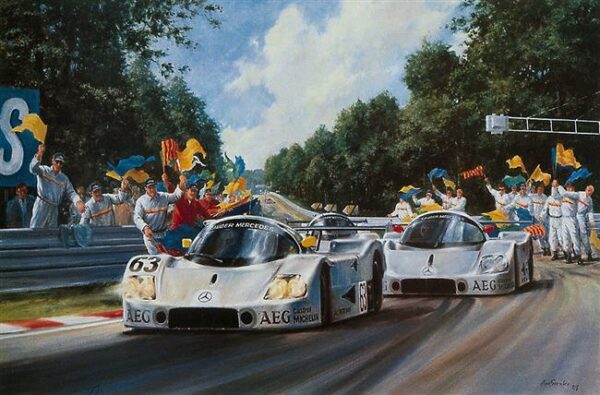 Silver Arrows Signed by Jochen Mass