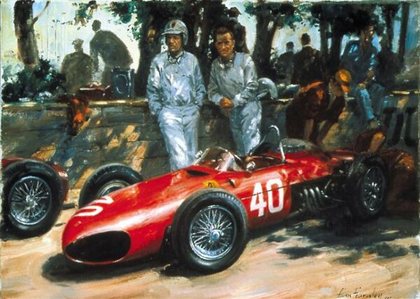 Ferrari Teammates Signed by Phil Hill