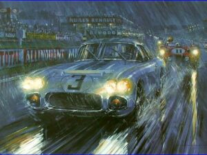 American Thunder Le Mans 1960 - Signed by Fitch