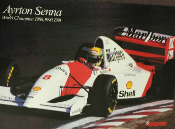 Ayrton Senna World Champion Poster