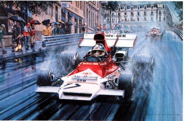 BRM - The Final Grand Prix Victory - 5 Autographs