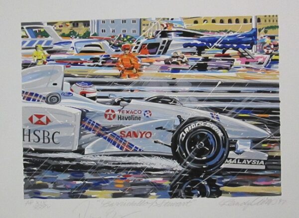 Barrichello-Stewart Signed By Rubens Barrichello