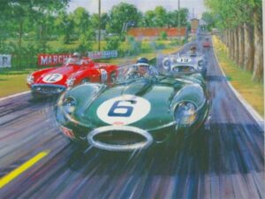 Battle Royal Print Autographed by Moss & Dewis