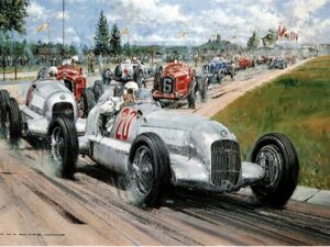 Birth of the Silver Arrows Autographed Print
