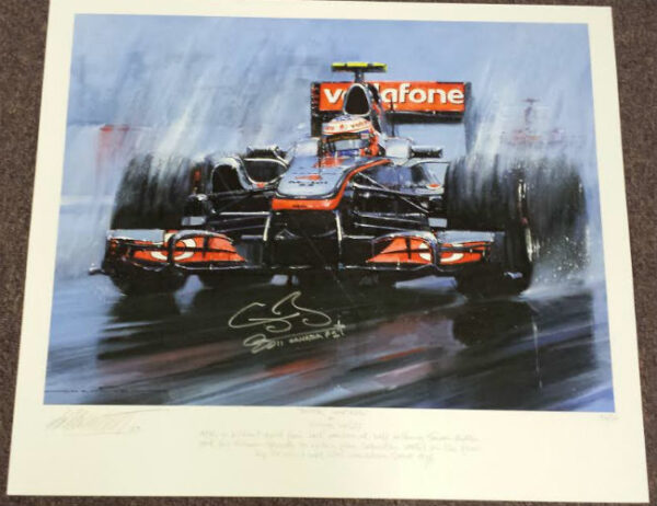 Button Inspired Autographed by Jenson Button