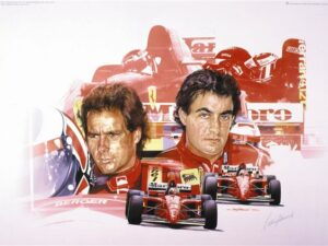 Gerhard Berger & Jean Alesi - Craig Warwick