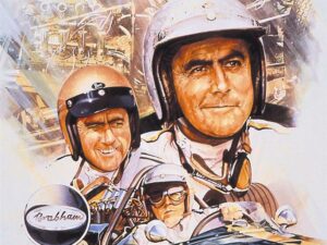Sir Jack Brabham Autographed Portrait