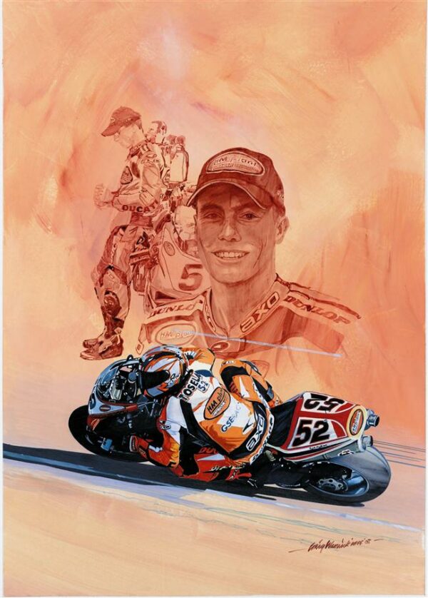 James Toseland Autographed Portrait- Craig Warwick