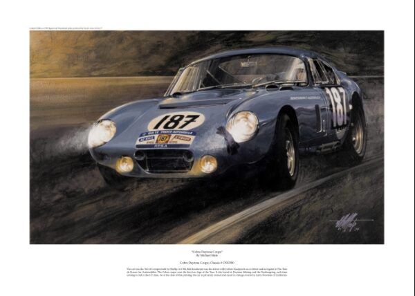 Daytona Cobra Coupe Signed by Bondurant