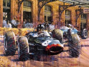 Double Victory At Monaco Autographed by Bette Hill