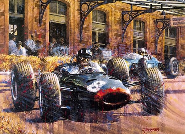 Double Victory At Monaco Autographed by Bette Hill