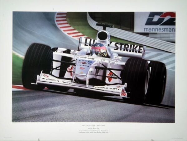 Jacques Villeneuve Eau Rouge - The Challenge