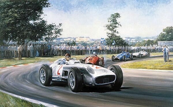 Fangio Signed by Fangio & Moss