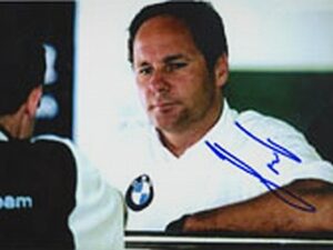 Gerhard Berger Autographed Photo