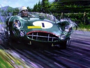 Aston Martin DBR1 Nurburgring 1000K - Signed by Moss