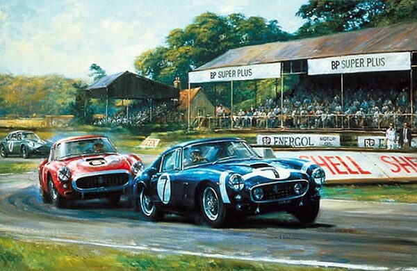 Goodwood Victory Signed by Moss & Walker