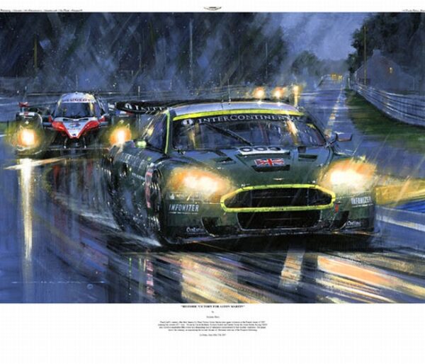 Historic Victory For Aston Martin - Autographed