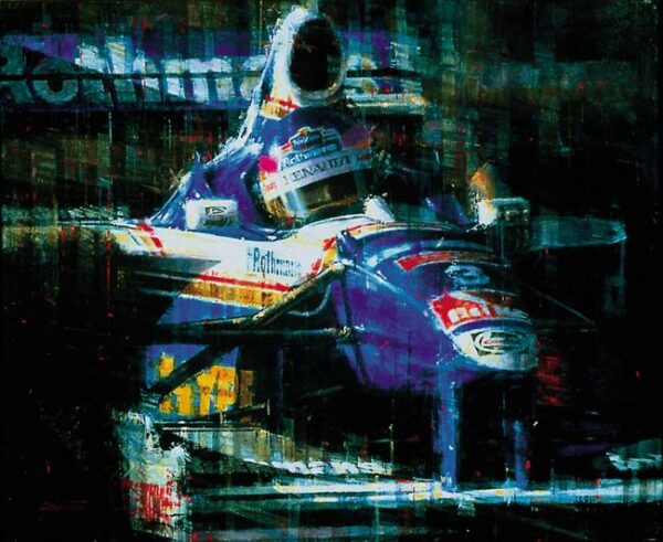 Jacques Villeneuve Autographed Print