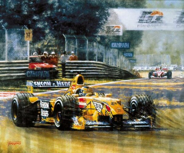 Frentzen's Triumph Signed by Jordan
