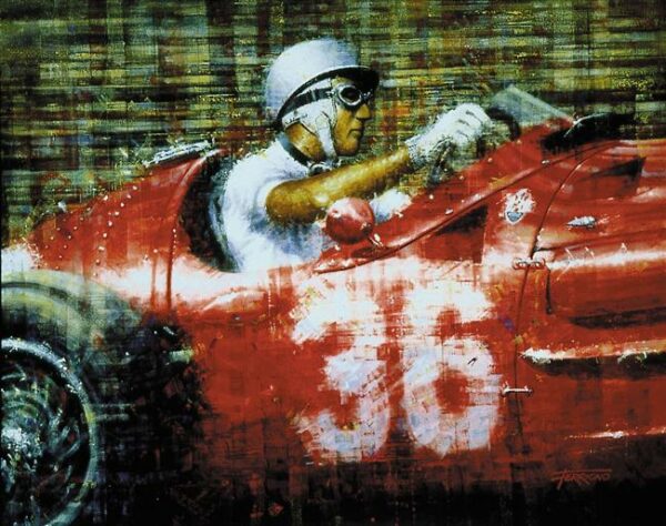 Maserati Victory Signed by Moss