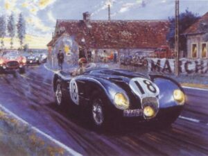 Jaguar at Whitehouse Signed by 7 Drivers