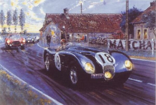Jaguar at Whitehouse Signed by 7 Drivers