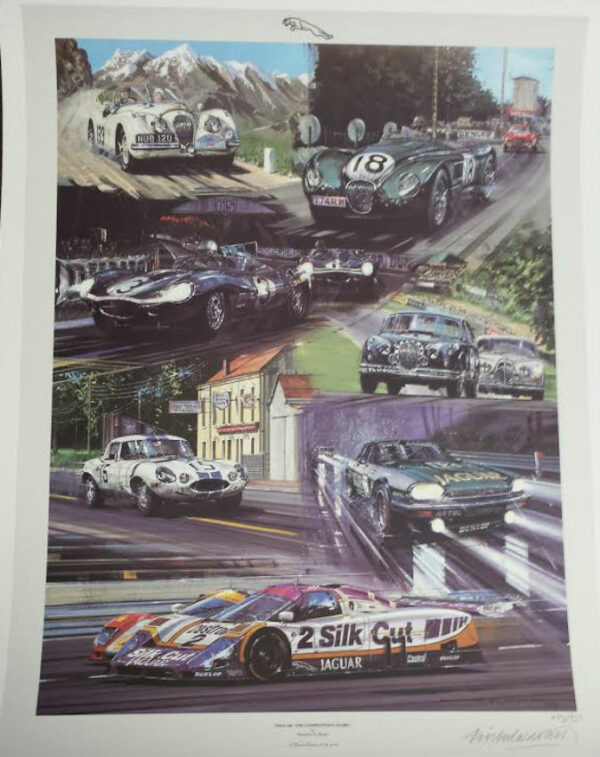 Jaguar-The Competition Years Signed by Moss