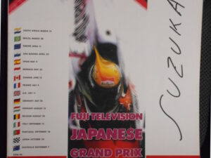1993 Japanese GP Program Signed by Senna + 3 more