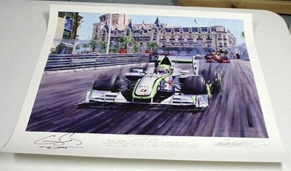 Jenson Button World Champion 2009 - Signed by Button