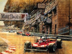 Jody Scheckter Autographed Print