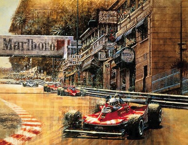 Jody Scheckter Autographed Print