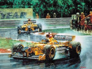 Jordan's First Victory Signed by Eddie Jordan