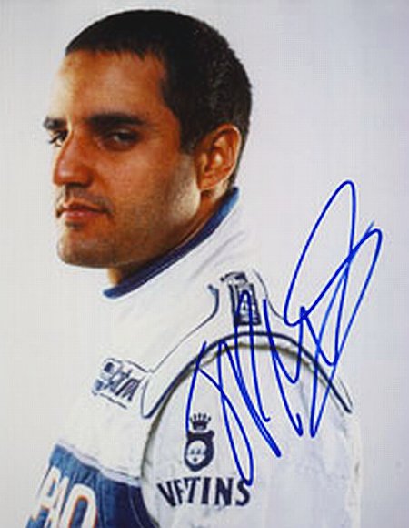 Juan Pablo Montoya Autographed Photo