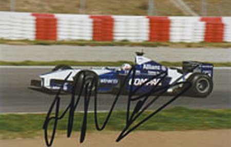 Juan Pablo Montoya Autographed Photo
