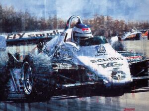 Keke Rosberg Autographed Print
