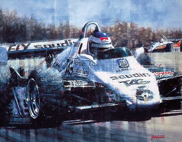 Keke Rosberg Autographed Print