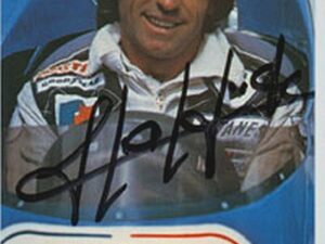 Ligier Gitanes Team Card Autographed by Jacques Laffite