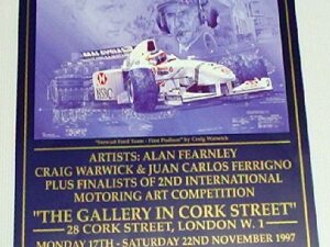 Grand Prix Sportique Signed by Barrichello & Stewart