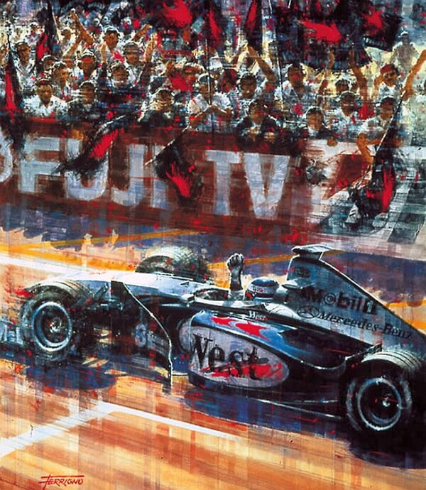 Mika Hakkinen World Champion Signed by Ron Dennis