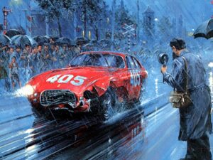 Mille Miglia 1951 Signed by Villoresi & Moss