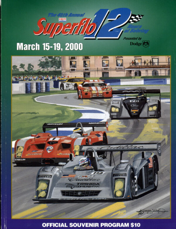 2000 Sebring Autographed Program