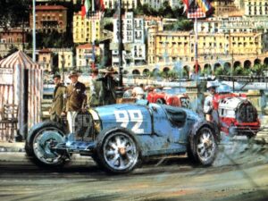Monaco Grand Prix 1930 Signed by Rene Dreyfus