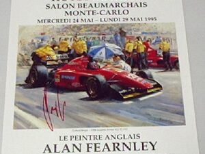 Monaco Hotel De Paris 1995 – signed by Berger