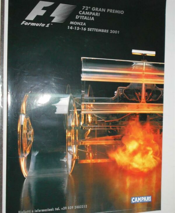 Monza Grand Prix 2001  26" X 37 1/2" Poster