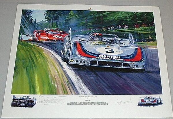 Nurburgring 1000 KMS 1971 - 3 Autographs