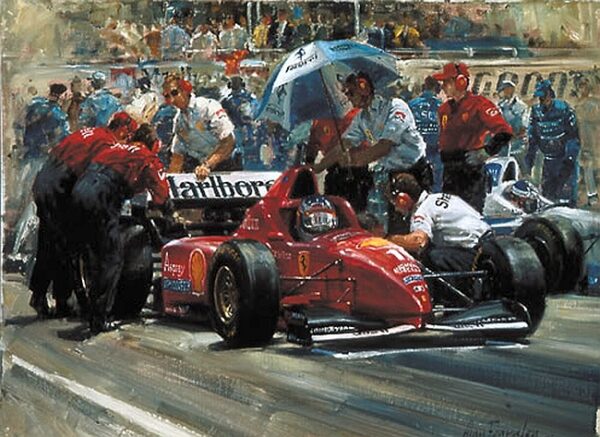 On The Grid Schumacher Print