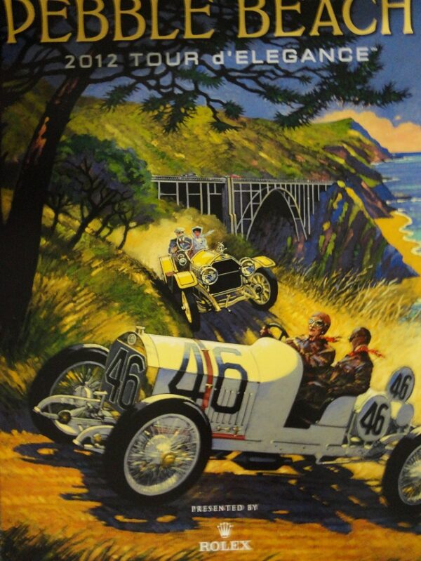 2012 Pebble Beach Tour D'Elegance Poster